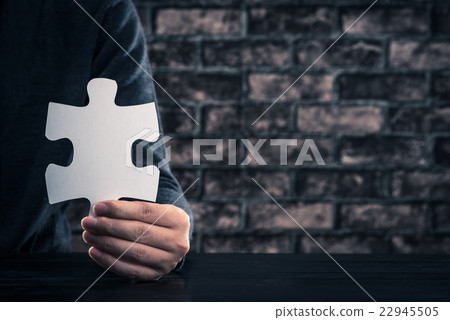 Jigsaw puzzle piece brick room 22945505