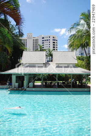 Summer poolside 22947469