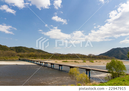 Kochi ken Shimanto-shi Sada (present) sink bridge Kochi ken Shimanto-shi Sada (present) sink bridge 22947915