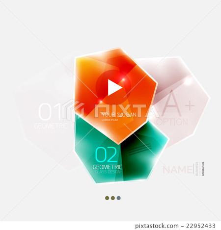 Shiny colorful geometric business abstract Shiny colorful geometric business abstract 22952433