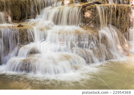 Close up, Multiple layer waterfall Close up, Multiple layer waterfall 22954369