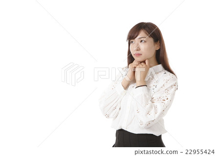 A young woman with a tempting pose 22955424