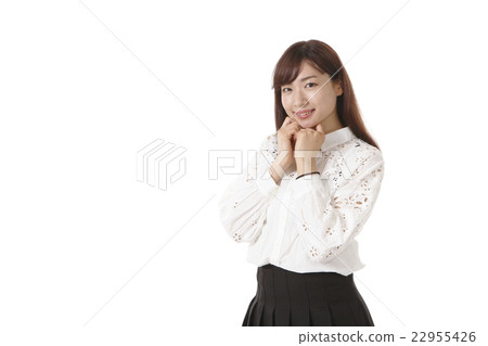 A young woman with a tempting pose 22955426
