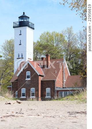 Presque Isle lighthouse, built in 1872 22956619