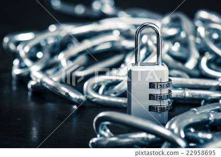 Key and chain Key and chain 22958695