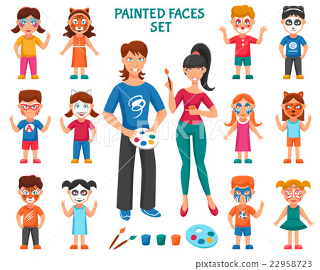 Face Paint For Children Set 22958723