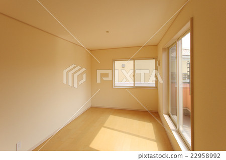 Two houses in the residential room lighting Bright balcony construction example Two houses in the residential room lighting Bright balcony construction example 22958992