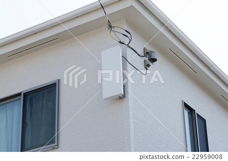 住宅電氣設施壁掛式UHF天線數字地球天線施工實例 住宅電氣設施壁掛式UHF天線數字地球天線施工實例 22959008