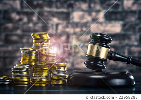 拍賣錘和錢 22959285