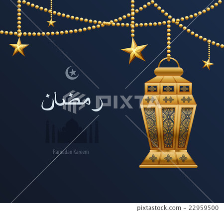 illustration gold arabesque tracery Ramadan illustration gold arabesque tracery Ramadan 22959500