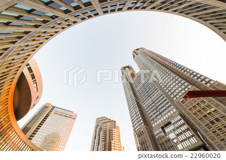 At the Tokyo Metropolitan Government · at sunset 22960020