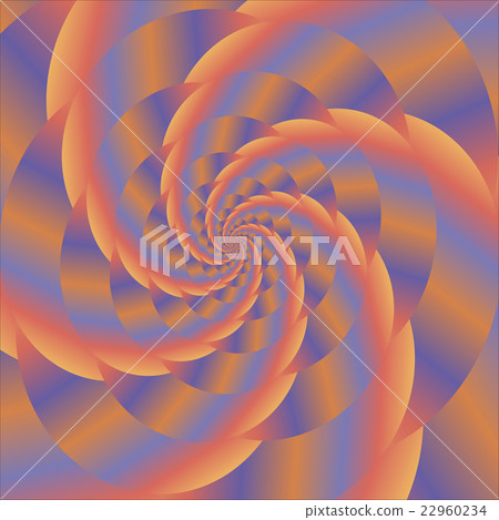 Fractal Design. Colorful Sphere. Colored Spiral 22960234
