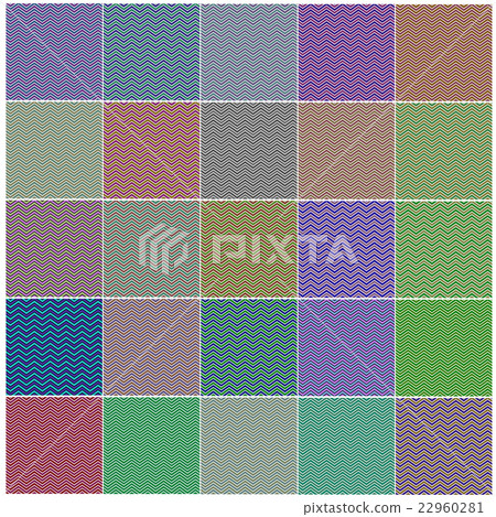 Chevron Patterns in Red, Blue, Pink, Yellow Chevron Patterns in Red, Blue, Pink, Yellow 22960281