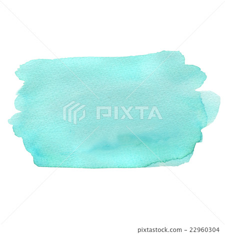 Turquoise mint blue watercolor texture on white Turquoise mint blue watercolor texture on white 22960304