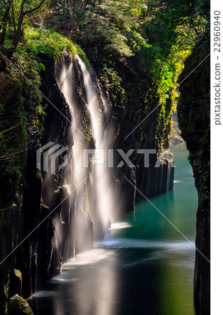 Stock Photo: manai waterfall, water fall, waterfall