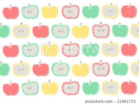 Apples illustration background White back Apples illustration background White back 22961733
