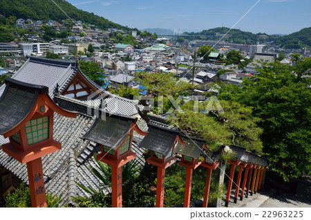 From Onomichi Temple in Onomichi towards Onomichi Ohashi 22963225