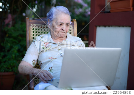 A grandma working 22964898