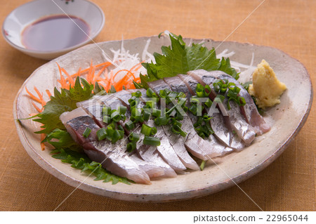 真正的aji生魚片 照片素材 圖片 22965044 Pixta圖庫