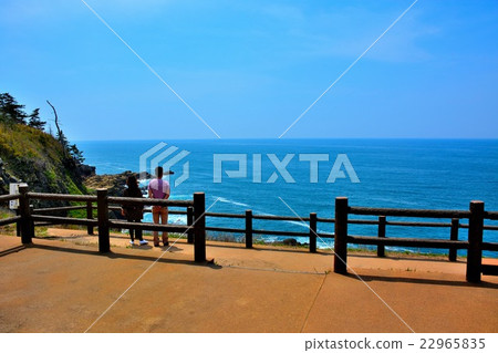 Noto gigantic · cliff of Yase · view of observation deck (3) 22965835