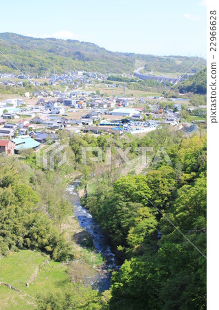 Kamikawa · Sanada Township (View from the vicinity of the Whetstone Castle Ruins) Kamikawa · Sanada Township (View from the vicinity of the Whetstone Castle Ruins) 22966628