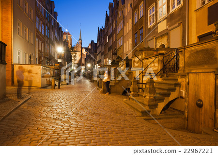 Mariacka Street by Night in Gdansk 22967221