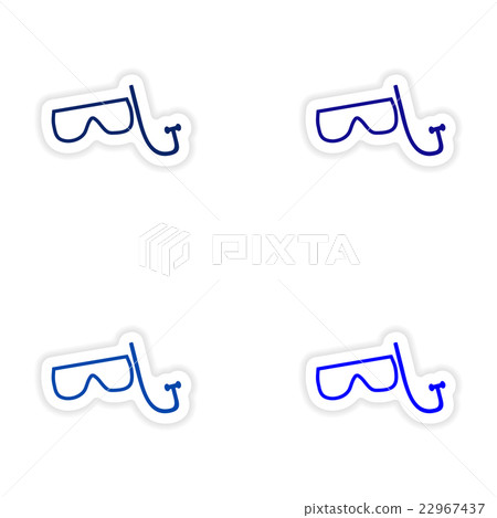 assembly realistic sticker design on paper assembly realistic sticker design on paper 22967437