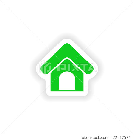 icon sticker realistic design on paper Booths for 22967575