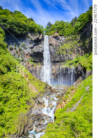 Kinko waterfall of Nikko spring 22967579