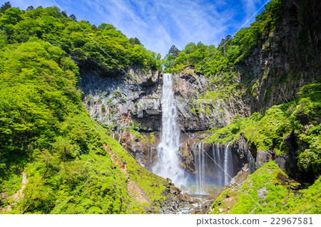 Kinko waterfall of Nikko spring 22967581