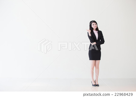 business woman show thumb up 22968429