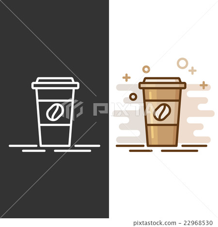 Coffee cup icon Coffee cup icon 22968530