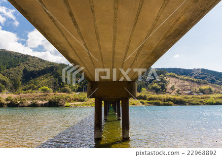 Shimanto City Sanarisu sinkbashi bridge in Kochi prefecture Shimanto City Sanarisu sinkbashi bridge in Kochi prefecture 22968892
