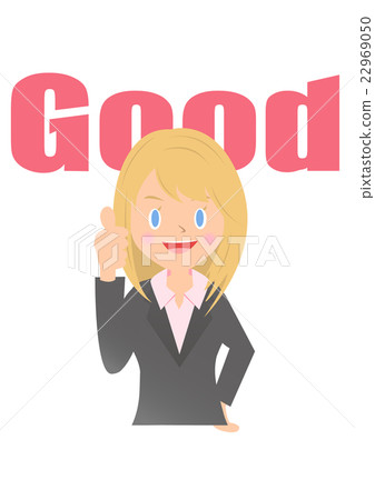 Female employee who represents Good 22969050