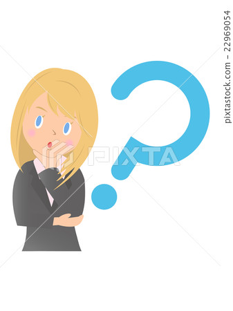 Thinking female employee 22969054