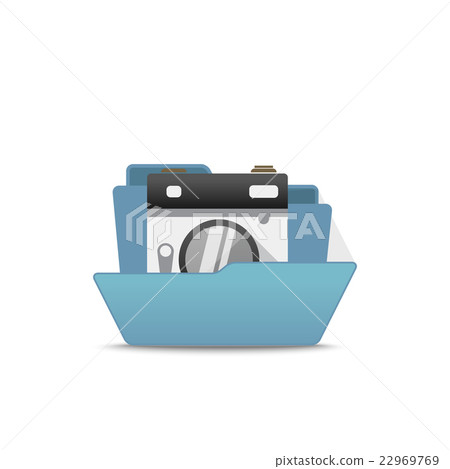 Computer interface folder vector illustration Computer interface folder vector illustration 22969769