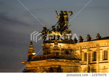 Quadriga on the Semperoper in Dresden 22970479