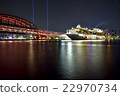 Diamond Princess and Kobe Bridge 22970734