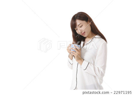 咖啡杯和小姐 22971195