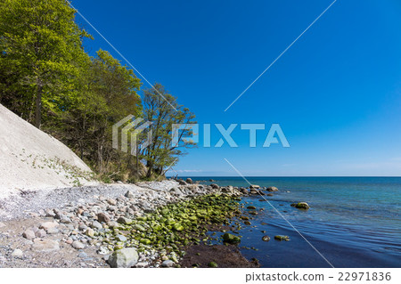 Baltic Sea coast on the island Ruegen Baltic Sea coast on the island Ruegen 22971836