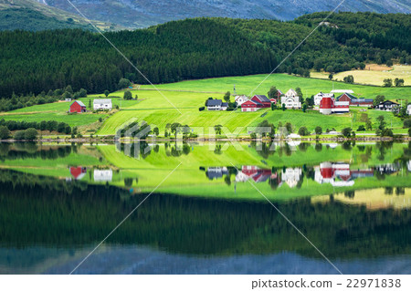 Lake in the mountains Lake in the mountains 22971838