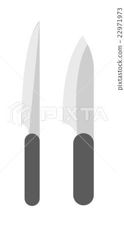 Kitchen knife cleaver flat vector. 22971973