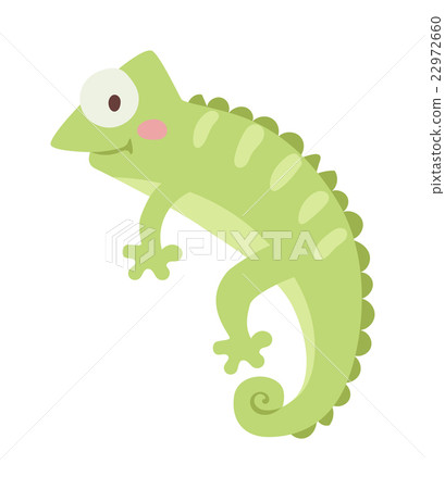 chameleon vector illustration. 22972660