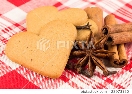 Gingerbread hearts cookies Gingerbread hearts cookies 22973520