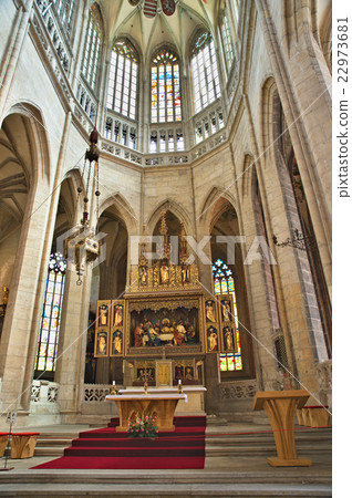 inside cathedral in Kutna Hora inside cathedral in Kutna Hora 22973681