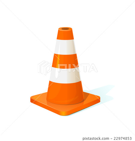 Traffic cone, vector illustration 22974853