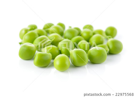 pile of sweet pea seed on white background pile of sweet pea seed on white background 22975568