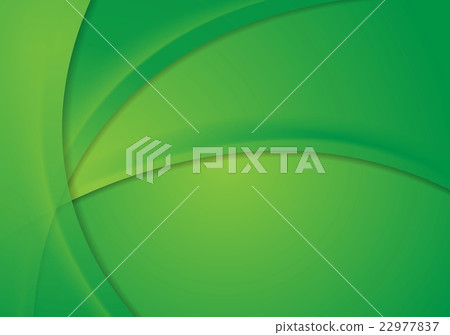 Abstract bright green corporate wavy background - Stock Illustration ...