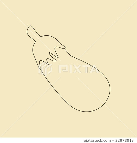 Eggplant Vegetable Icon 22978012