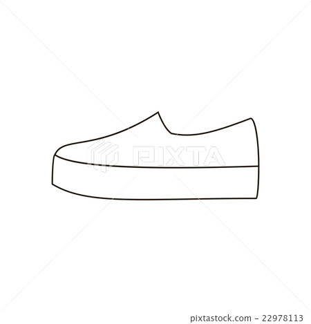 Slipon shoe illustration 22978113